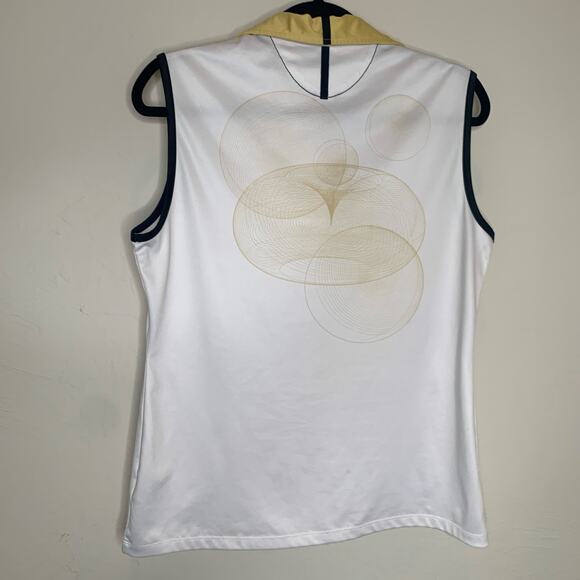 Annika Cutter Buck Sleeveless Polo Shirt Sz Medium - Picture 6 of 9